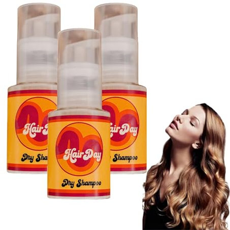 Good Ass Hair Day Dry Shampoo, Good Ass Hair Day Dry Shampoo Pulver, All-Natural Aerosol-Free Shampoo Pulver, 60ml Aerosol Dry Shampoo Für Alle Haartypen (3pcs)