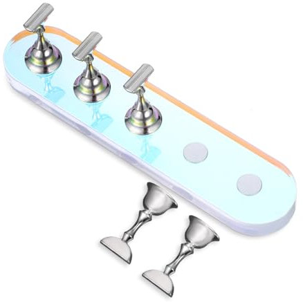 OSOLADY Acrylic Nail Plate Nail Stand Holder at Home Salon Use and Accessories