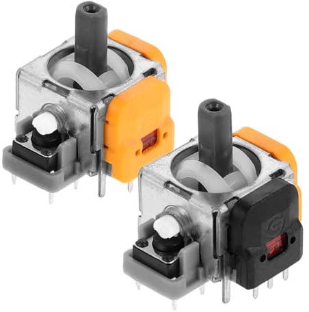 TOYANDONA 2 Stück Hall Effekt Joystick Ersatzmodul aus Metall für Controller Hochpräziser Analoger Stab mit Schneller Reaktionszeit und Einstellbarem Mechanismus Kompatibel für Gaming