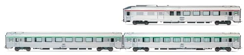 JOUEF HJ4196 SNCF, 3-unit pack EC Etoile du Nord set 1/2, B3Dtux, B8u and B91/2tu, ep. V Passenger Coaches