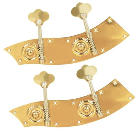 COOPHYA 2stücke Premium Bass Stimmwirbel Für Kontrabass Robuste Tuning Pegs Aus Kupferlegierung Stimmknöpfe Für Professionelle Und Amateurhafte Nutzung
