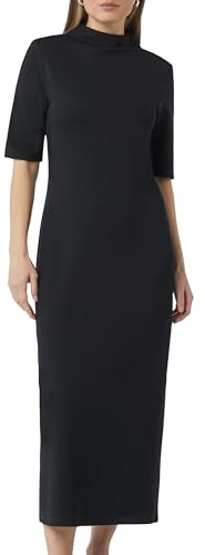 Comma Kleid aus Interlockjersey mit Stehkragen