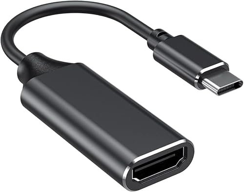 Adaptateur USB C vers HDMI 4K pour Mac OS, Adaptateur Type-C vers HDMI [Thunderbolt 3], Compatible avec MacBook Pro 2019/2018/2017, MacBook Air, Galaxy, Dell XPS, Pixelbook, Microsoft et Plus Encore