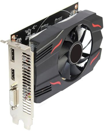 TsoLay RX550 4 Go GPU GDDR5 14 Nm pour PC de Bureau Jeux Vidéo Carte Graphique de Bureau 128 Bits Composants Informatiques RX 550