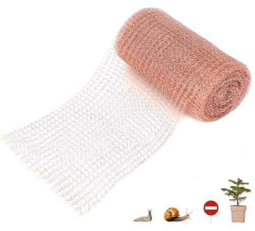 Schneckenschutz Kupfernetz 12,7cm X 6m Schneckenabwehr Kupferdraht Gegen Schnecken Schneckenzaun Metall Schneckenzaun Hochbeet Verwendet fur Die Schneckenverteidigung, Mausverteidigung