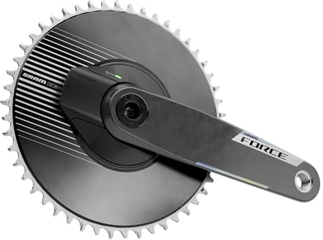 SRAM Forza 1 AXS Power Meter Crankset - 165mm, 12-Speed, 50t Aero PM Chainring, 8-Bolt Direct Mount, Dub Chuck,