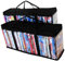 DVD Storage Organizer - Classic Set Of 2 Storage Bags With Room For 40 DVDs Each For A Total Of 80