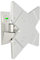RICOO Soporte TV Pared Giratorio Inclinable Televisión 17-47 (43-119cm) S1522 Brazo Universal Televisor LED/LCD/Curvo VESA 75x75-200x200 Plata