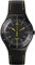 Swatch Herren Analog Quarz Uhr mit Leder Armband YWB100
