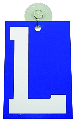 Carpoint 1316011 - Cartel L con ventosas para conductor novel