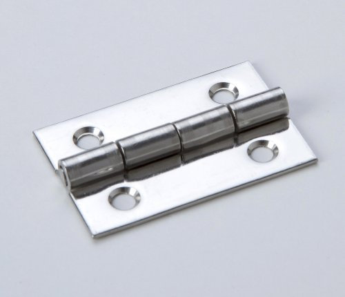 2 pieza Bisagra para muebles Bisagra abatible acero fino macizo inoxidable 40 x 26mm