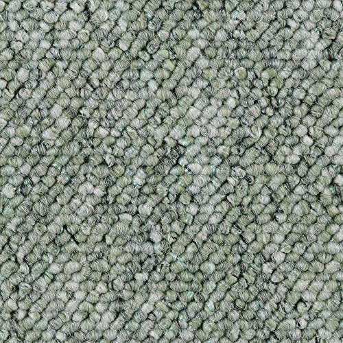 Teppichboden grün Meterware in 500cm 400cm 300cm 200cm Breite für Wohnzimmer und Kinderzimmer mit Schlingen Struktur und Vliesrücken