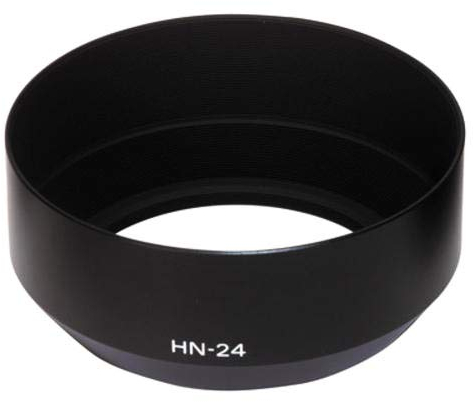 CELLONIC Paraluce Compatibile con Nikon Nikkor con Filettatura a Vite HN-24 Lens Hood in Metallo Protegge l'obiettivo e la Lente da Urti e Graffi