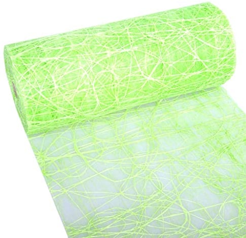 Dekoweb® Tischläufer - Tischband - Tischdekoration - Maigrün - 30 cm Breite - 15 m Länge - 54-300-15-031