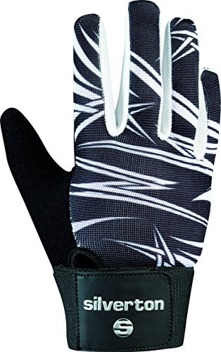 Silverton Erwachsene Handschuhe Cross Bone, schwarz/weiß, S, 47100S