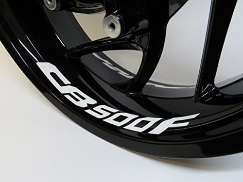 BIKE-label Felgenbettaufkleber CB-500-F 4er-Set kompatibel mit Honda Motorrad 790009
