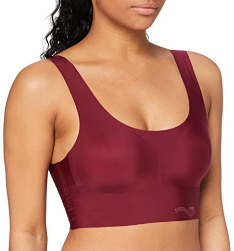 Sloggi Damen Bustier Zero Feel Top, Rot (Bordeaux 3407), XS