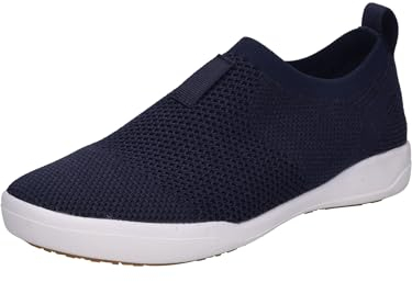Josef Seibel Damen Slipper Sina 64,Weite G (Normal),Wechselfußbett,Halbschuhe,Slides,Schlupfschuhe,schluepfschuhe,Loafer,blau,39 EU
