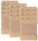 Women Bra Extender 3 Hooks Elastic Stretchy Bra Strap Extenders 3pcs-Pack - Beige - 3/4 Hook Spacing