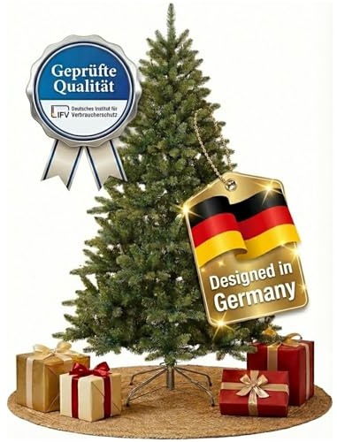 XENOTEC Weihnachtsbaum 240cm - Weihnachtsbaum Künstlich - Künstlicher Weihnachtsbaum ohne Beleuchtung - Tannenbaum Künstlich - Christmas Tree - Christbaum