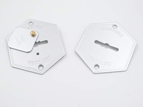 MOSTRINE MOTTURA 95.299 COPPIA ANODIZ.ARGENTO