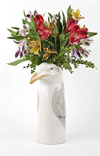 Quail Ceramics – Blumenvase mit Heringsmöwe – groß