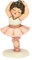 THUN, Soprammobile Ballerina con Tutù Rosa in Ceramica Decorata a Mano, Versione Media, Idea Regalo e Bomboniera, 5.3x5.5x10 cm h