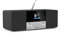 TechniSat DIGITRADIO 3 VOICE - Stereo DAB Radio Kompaktanlage mit offline Sprachsteuerung (DAB+, UKW, CD-Player, USB, Kopfhöreranschluss, AUX-Eingang, Radiowecker, OLED Display, 20 Watt RMS)