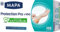 MAPA - Gants Protection Pro x 100 - Gants Fins en Vinyle non-poudrés et sans Latex - Recyclables avec TerraCycle® - Certifiés Antivirus - Boîte Distributrice de 100 gants - Taille M
