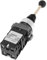 Kafuty-1 XD2-PA24 Joystick-Schalter, 4-fach gefederter Rückstellschalter, Schwarz, Schnellverbinder, AUS-KEIN-EIN-KEIN