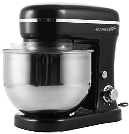 HOWELL Impastatrice Planetaria 1200 watt con ciotola 5 litri (nero)