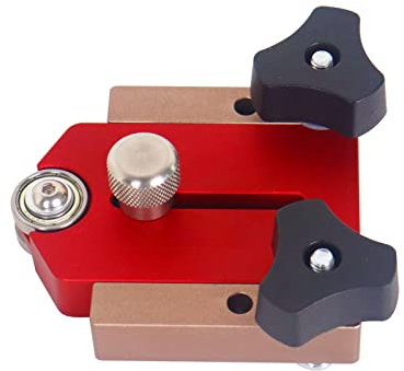 Table Saw Fast Cutt-ing Limit Fence, Thin-Rip Tablesaw Jig Table Saw Router Cutt-ing Wood Board Fixed Workbench T Track Adjustable Positioning and Fixing Tool (1 Pcs)