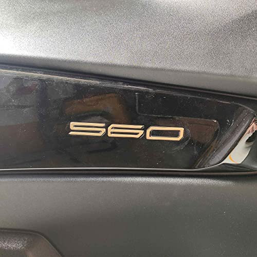 labelbike - 3 Scritte ''560'' per tmax - Adesivi per Scooter compatibili con Yamaha T-Max 2022-2024 Colore Oro