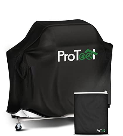 ProTool Housse Barbecue, Bâche de Protection Couverture BBQ à Gaz, Chiffon de Grill imperméable Anti-Vent/Anti-UV/Anti-l'eau/Anti-l'Humidité/Antipoussière Tissu Oxford résistant 145 x 61 x 117 cm