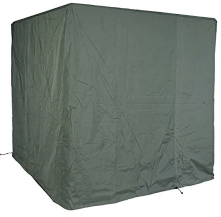 Abdeckhaube HWC-J66 210x200x220cm, Abdeckplane Schutzplane Schutzhülle für Bali-Liegen Daybed anthrazit