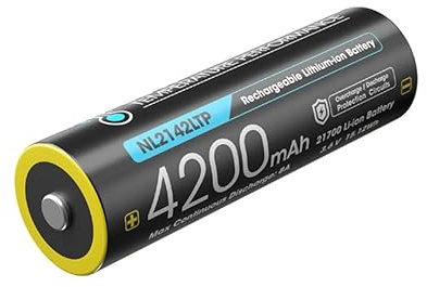 Nitecore NL2142LTP Oplaadbare 21700 Batería de Li-Ion 4200 mAh