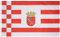 MUWO Flagge 16 deutsche Bundesländer + Mallorca 90 x 150 cm, doppelseitige Gartenflagge, wetterbeständige Fanflagge, Polyester Länderflagge Deutschland, mit Metallösen. (Bremen)