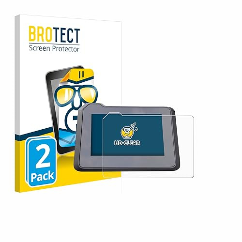 BROTECT Schutzfolie für Husqvarna Norden 901 2022 | 2 Stück Transparenter Displayschutz Made in Germany Klare Displayschutz-Folie Clear Einfache Montage Case-Friendly