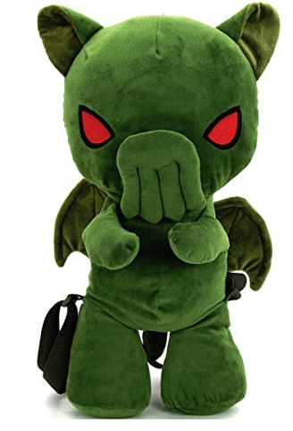 Horror-Shop Cthulhu Plüsch Rucksack als Fantasy Accessoire & Geschenkartikel