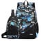 Amythe Boys School Backpack Set with Sling bag, Back to School Bag for Primary Secondary School, Stylish Casual Backpacks for Kids Teenagers, 30 Liters Nylon Travel Rucksack -Blue