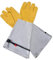 ShkitAelling Gartenhandschuhe aus Leder Gartenhandschuhe Damen Damen und Herren Leder Gartenhandschuhe Handschuhe für Rosen, stachelig, Gartenarbeit, langer Gartenhandschuh(L)