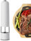 Moulin à Poivre éLectrique, Led Poivrier Electrique, Moulins à Poivre ÉLectriques Avec Support, Double Base De Charge Poivrier, Salieres Et Poivrieres Electrique Rechargeable