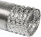 Tubo flexible de aluminio sin aislar 10m para ventilación, climatización, extractor cocina, salida de humos campana extractora.