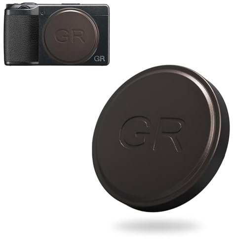 LC-GR3 Metal Lens Cap for Ricoh GR IIIx HDF, GR IIIx, GR III HDF, GR III II Cameras with Robust Protection Lens Cap with Soft EVA Interior for Optimum Protection from Scratches