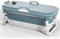 Grande vasca da bagno portatile per adulti con bidet e sauna, vasca da bagno giapponese pieghevole, 137 cm, vasca idromassaggio per la casa, box doccia