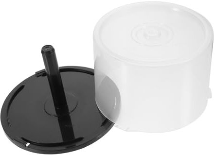 HOMSFOU 2 Pz Contenitore Per Cd Custodie Per Dvd Scatole Di Immagazzinaggio Con Coperchi Detergente Per in Vinile Portatile Porta Contenitore Vuoto Lettore Dvd Per Tv Usb Plastica