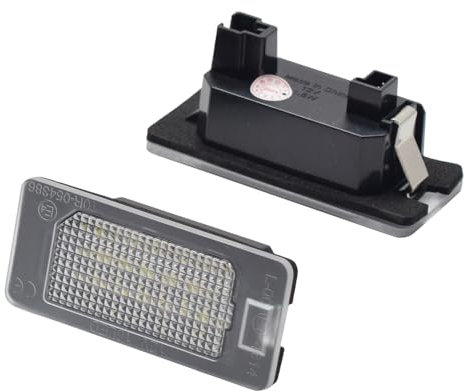 Fouedy LED License Number Plate Light Lamp For VW Golf Mk6 Mk7 Plus Jetta MK6 Passat B6 B7 Polo Touareg Mk2 Tiguan Touran Sharan