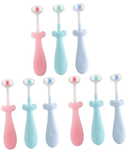 TOPPERFUN 3 Sätze Babyzahnbürste Kinderzahnbürsten Niedliche Kinderzahnbürste Borsten Weich Für Oral Cartoon Kleinkind Kinderzahnbürste Kinderzahnbürste Zahnbürste Für 3 Stück * 3