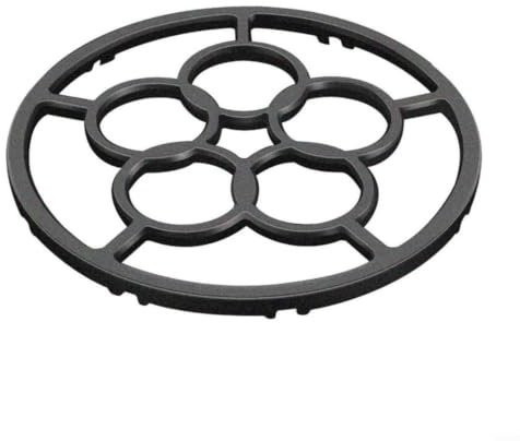 HomeVortex für gusseisen Wok-Stütze. 18,2x18,2 cm, schwarz