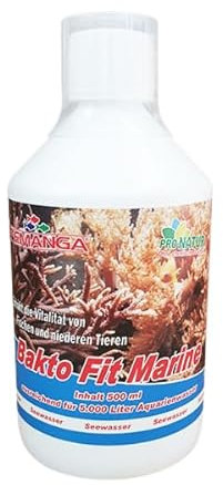 Femanga Bakto Fit 1000 ml – Wasserpflege für Meerwasseraquarien | Effektive Bakterienkultur | Klare & gesunde Wasserqualität (500 ml)
